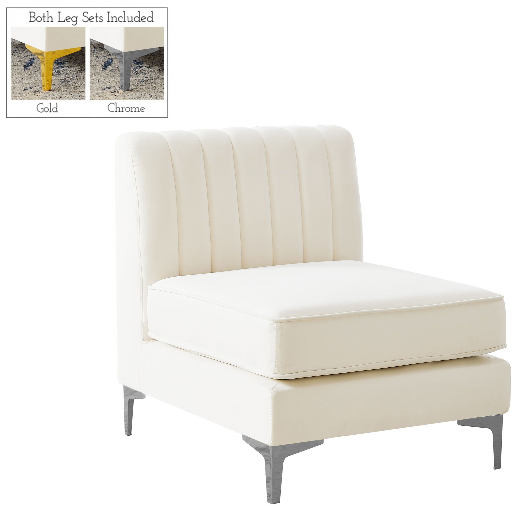 Alina - Armless Chair - Urban Living Furniture (Los Angeles, CA)