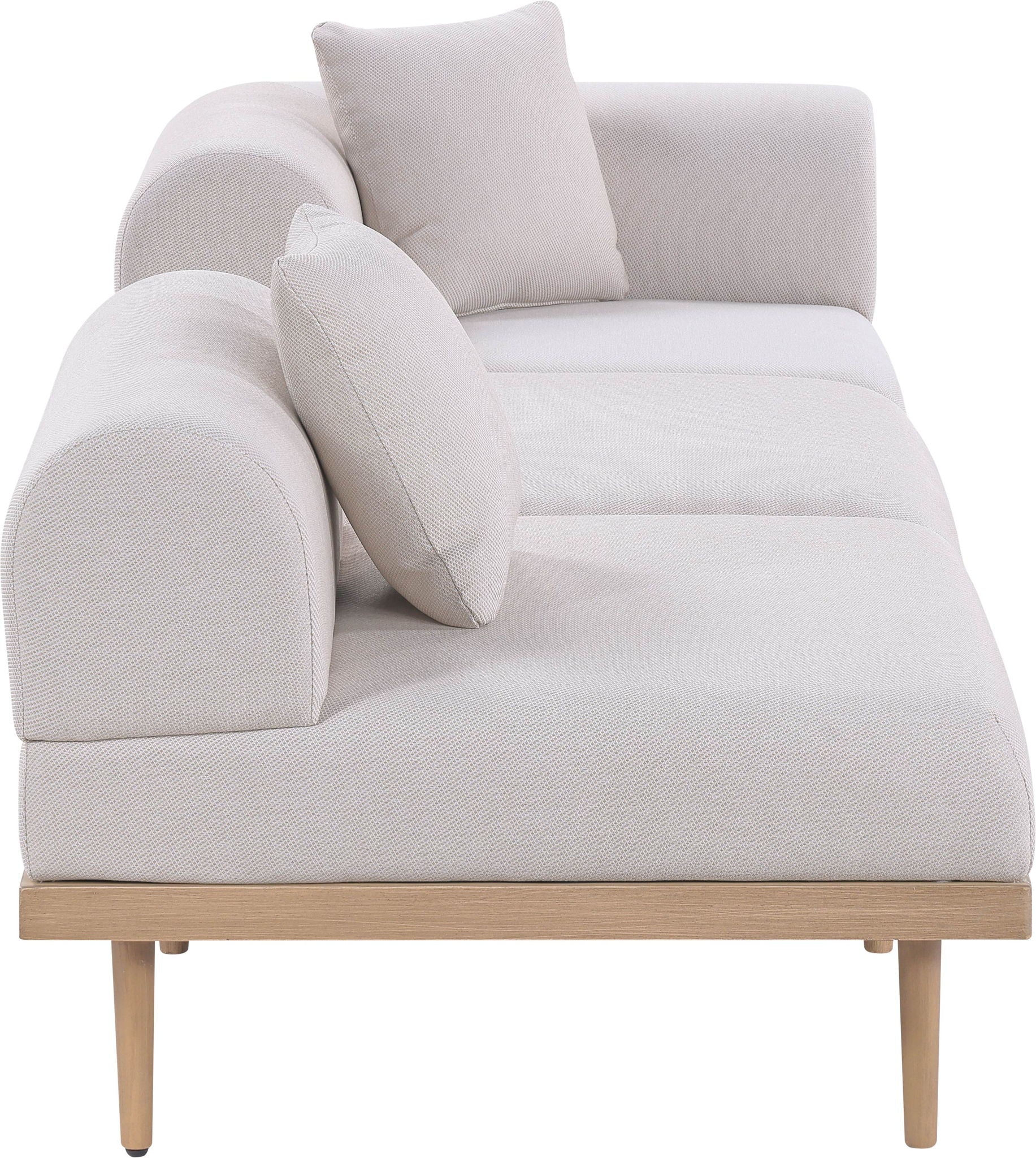 Laguna - 3 Piece Upholstered Outdoor Patio Modular Sofa With Backless Seat And 1 Arm - Urban Living Furniture (Los Angeles, CA)