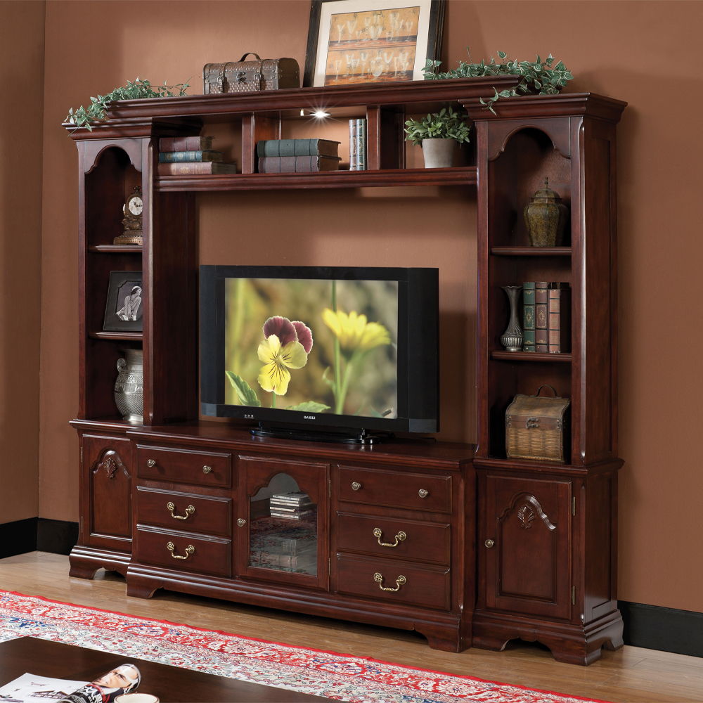 Hercules - Entertainment Center - Cherry - Urban Living Furniture (Los Angeles, CA)