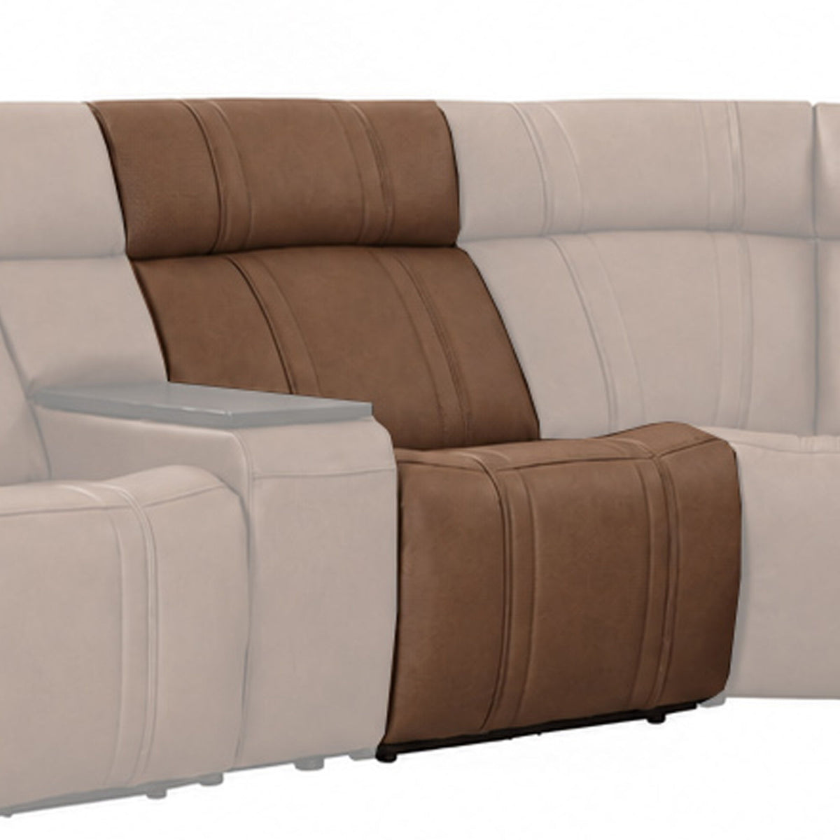 Sausalito - Power Zero Gravity Armless Recliner With Immersive Audio P3 - Spice Envy