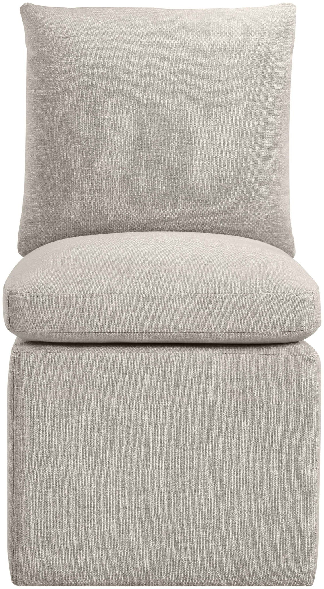 Nelori - Linen Textured Performance Fabric Upholstered Dining Chair (Set of 2) - Urban Living Furniture (Los Angeles, CA)