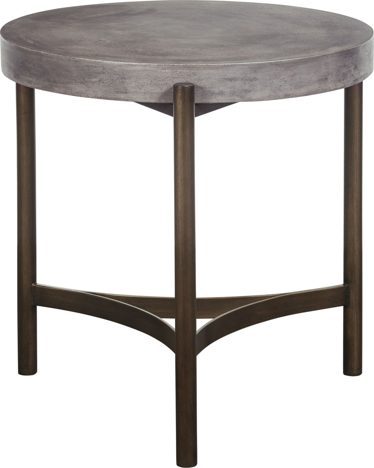 Lyon - Round Concrete And Metal Table