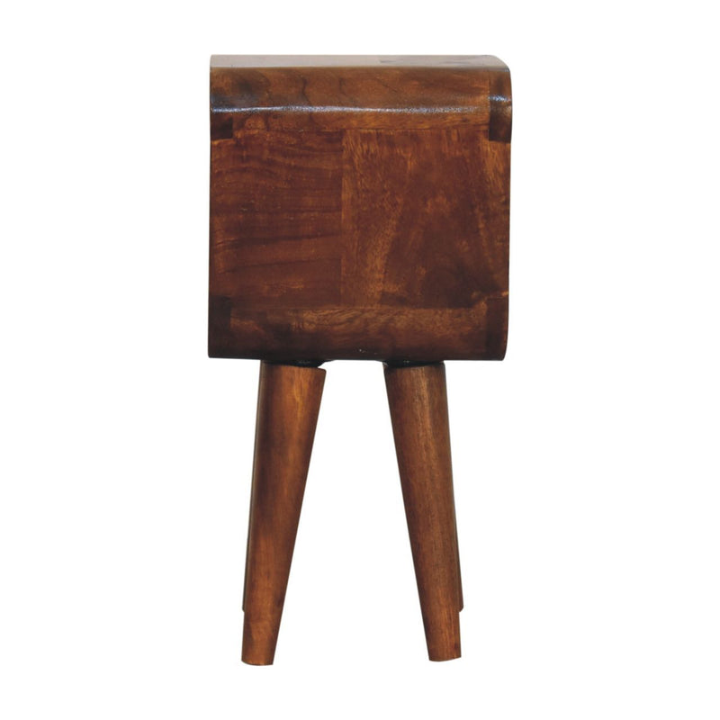 Minimalist Open Curved Nightstand
