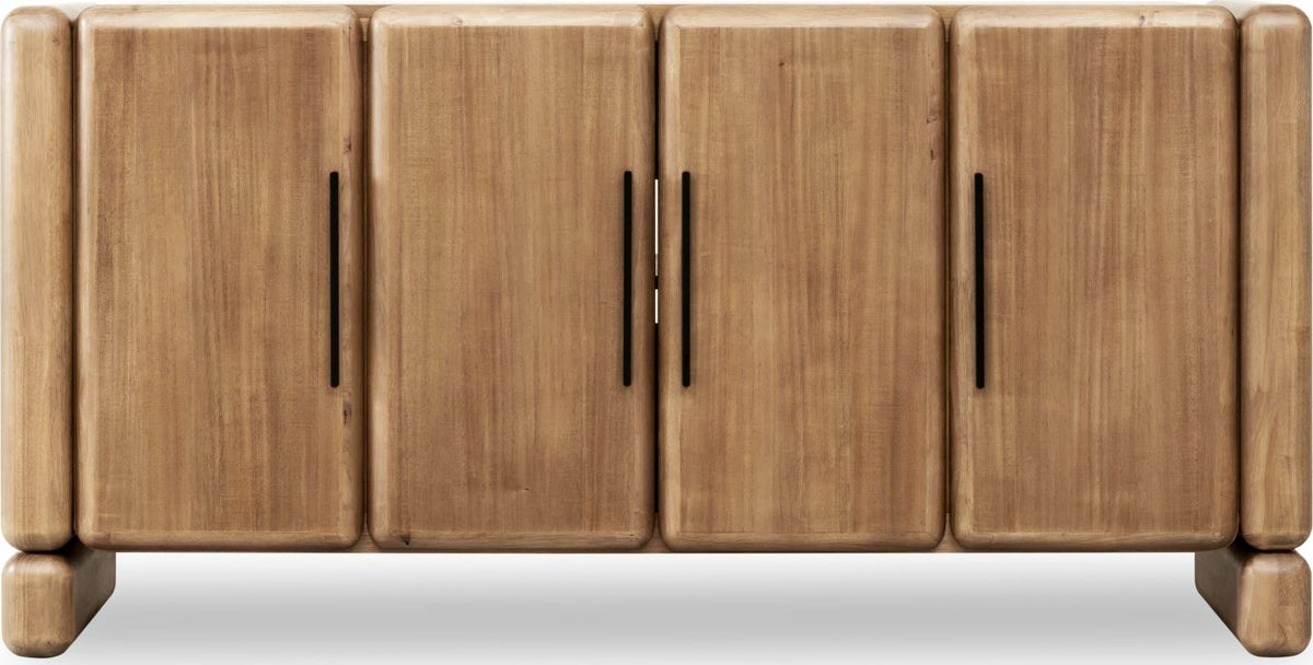 Nia - Four Door Acacia Wood Sideboard - Lioness