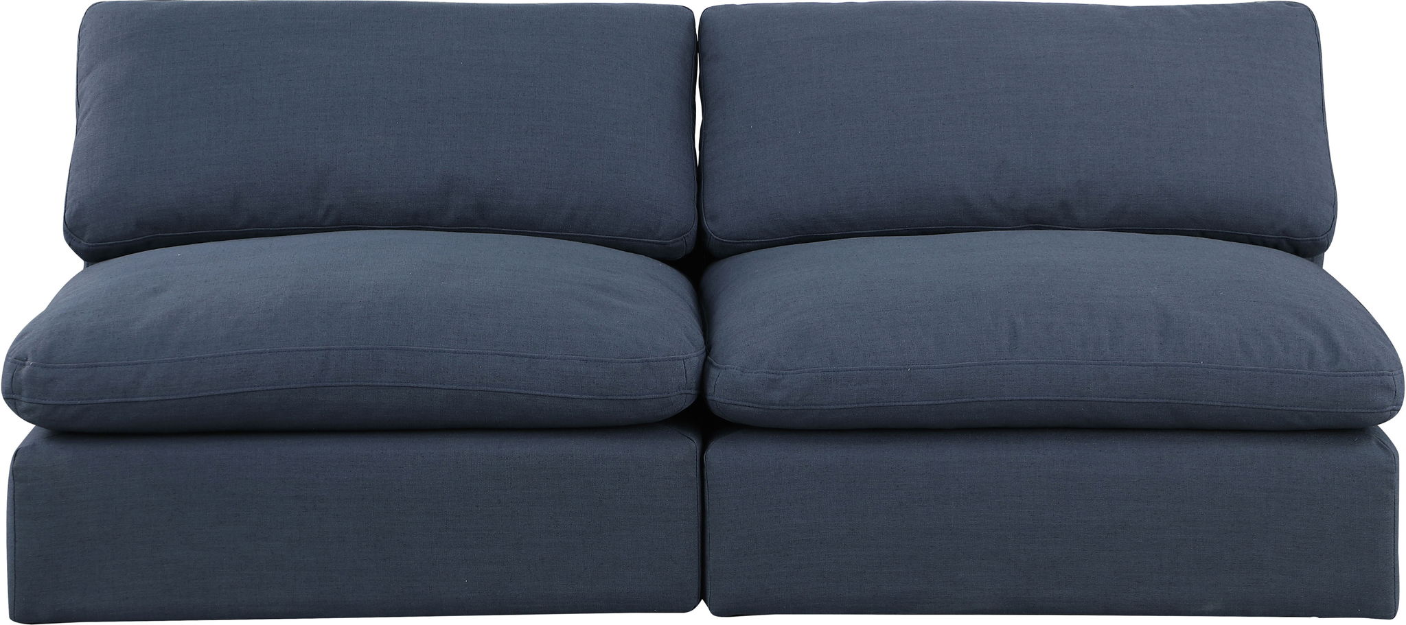 Comfy - Linen Modular Armless Sofa 2 Seats - Urban Living Furniture (Los Angeles, CA)
