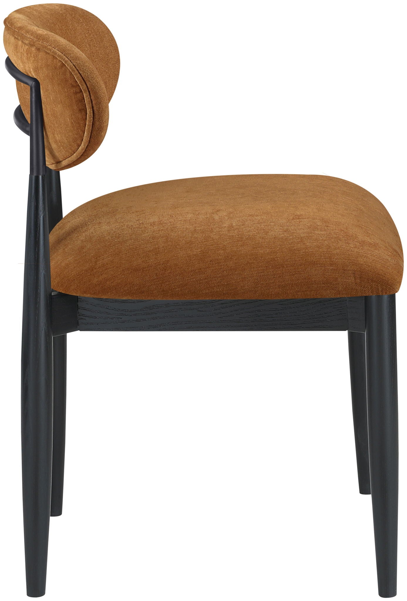 Riccio - Fabric Dining Side Chair (Set of 2) - Black Frame - Urban Living Furniture (Los Angeles, CA)