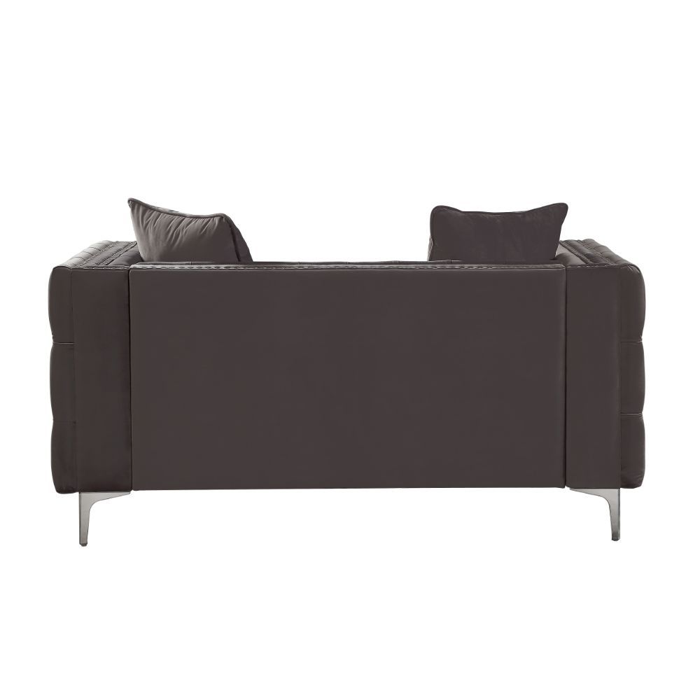 Gillian II - Loveseat - Dark Gray Velvet - Urban Living Furniture (Los Angeles, CA)