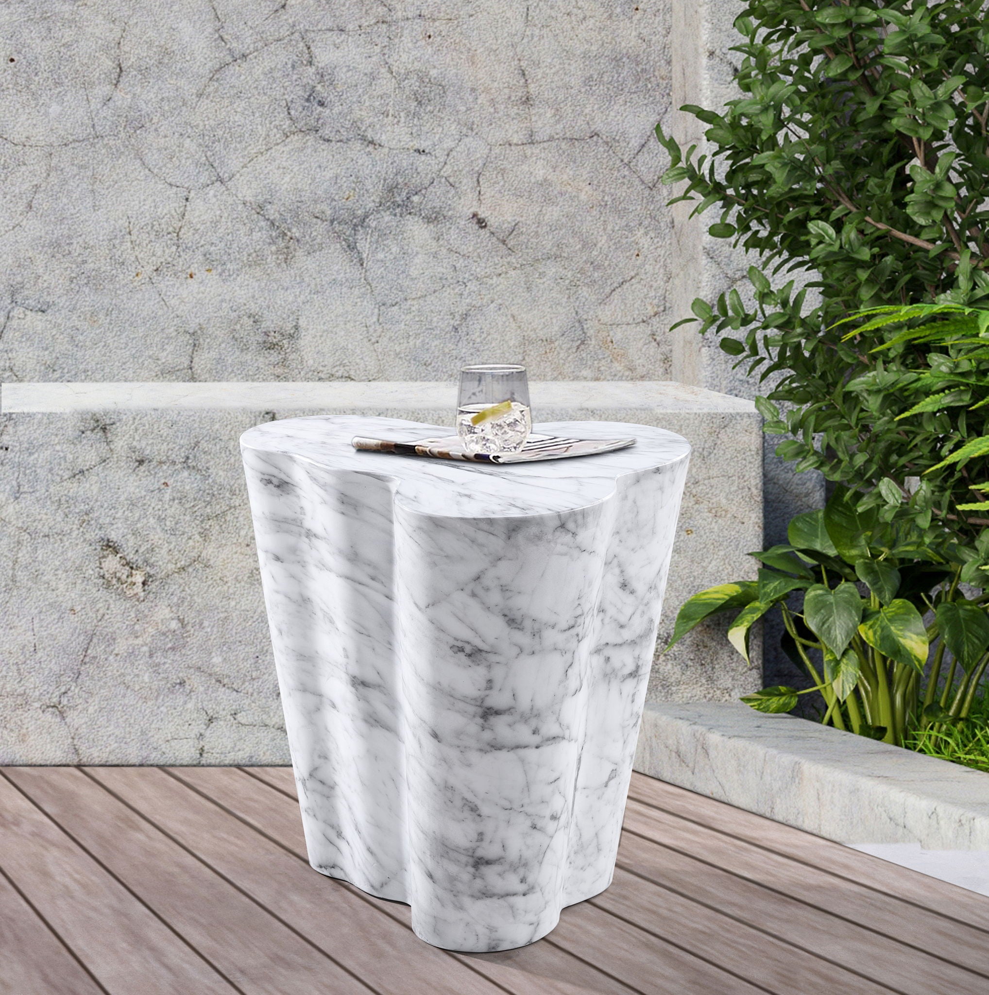 Monza - Concrete End Table - Urban Living Furniture (Los Angeles, CA)