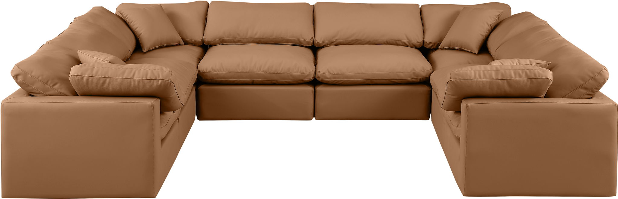 Indulge - Faux Leather 8 Piece Modular Sectional - Urban Living Furniture (Los Angeles, CA)