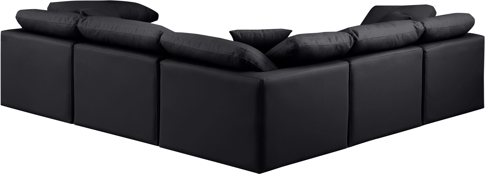 Indulge - Faux Leather 5 Piece Modular Corner Sectional - Urban Living Furniture (Los Angeles, CA)