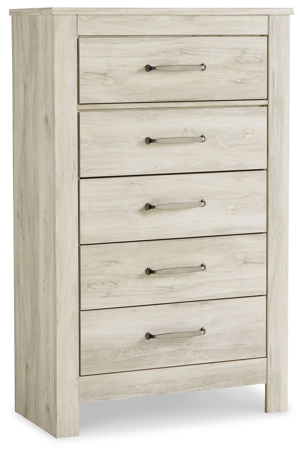 Bellaby - Whitewash - Five Drawer Chest - Urban Living Furniture (Los Angeles, CA)