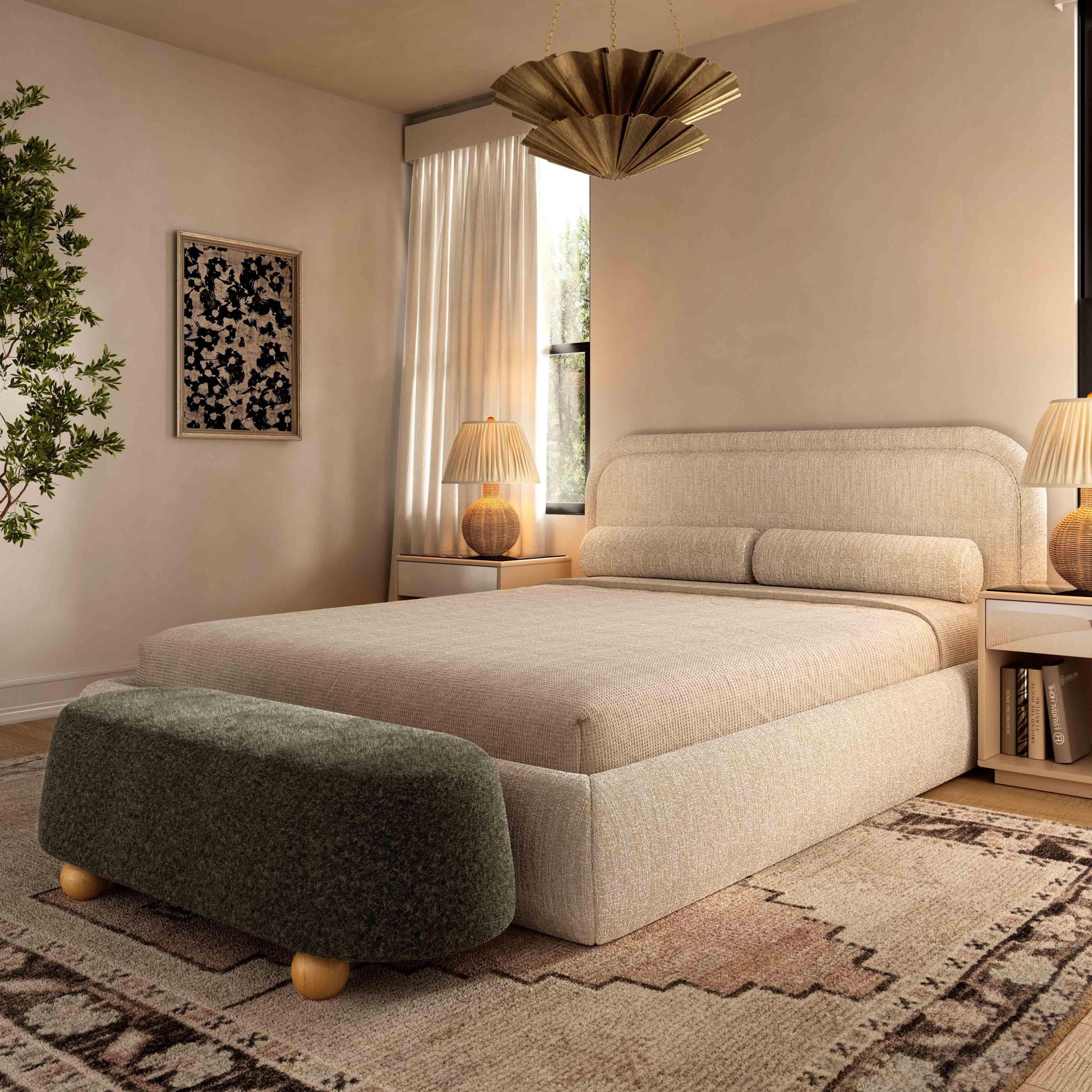 Jaine - Large Ottoman - Urban Living Furniture (Los Angeles, CA)