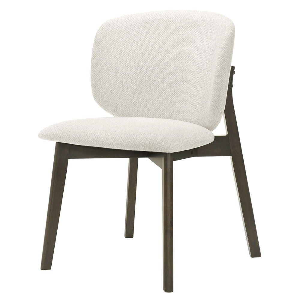 Mallin - Side Chair (Set of 2) - Gray Chenille & Walnut - Urban Living Furniture (Los Angeles, CA)