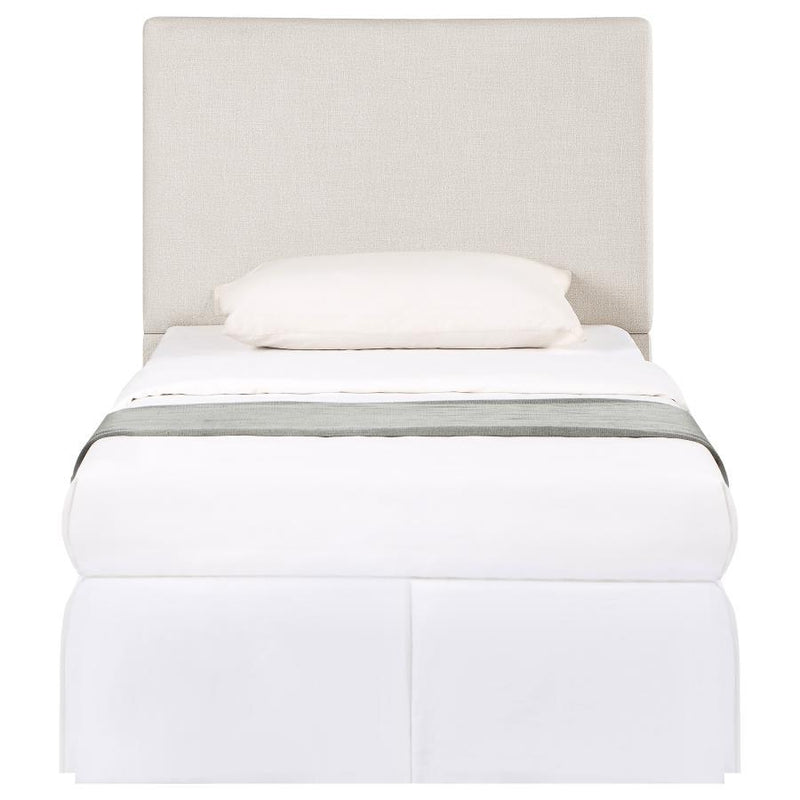 Pirro - Upholstered Twin Panel Headboard - Sand