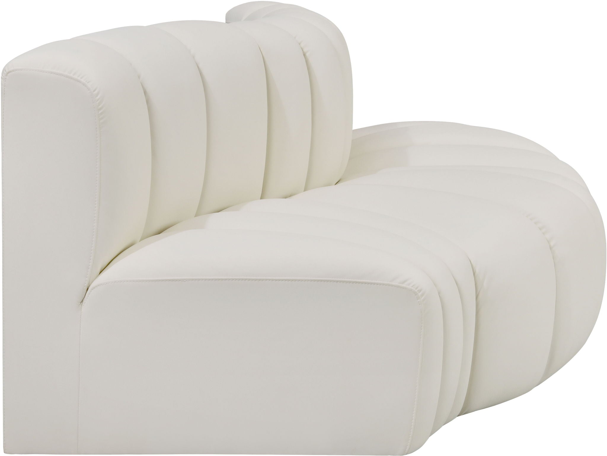 Arc - Faux Leather 3 Piece Modular Sofa - Urban Living Furniture (Los Angeles, CA)