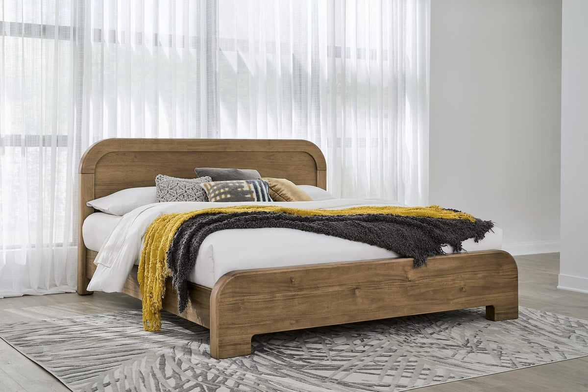 Kione - Acacia Wood Platform Bed