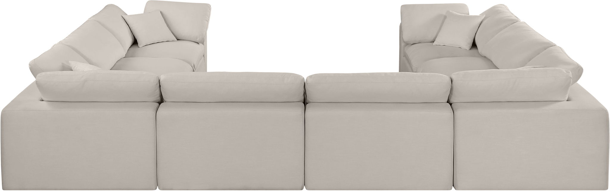 Comfy - 8 Piece Linen Modular Sectional - Urban Living Furniture (Los Angeles, CA)