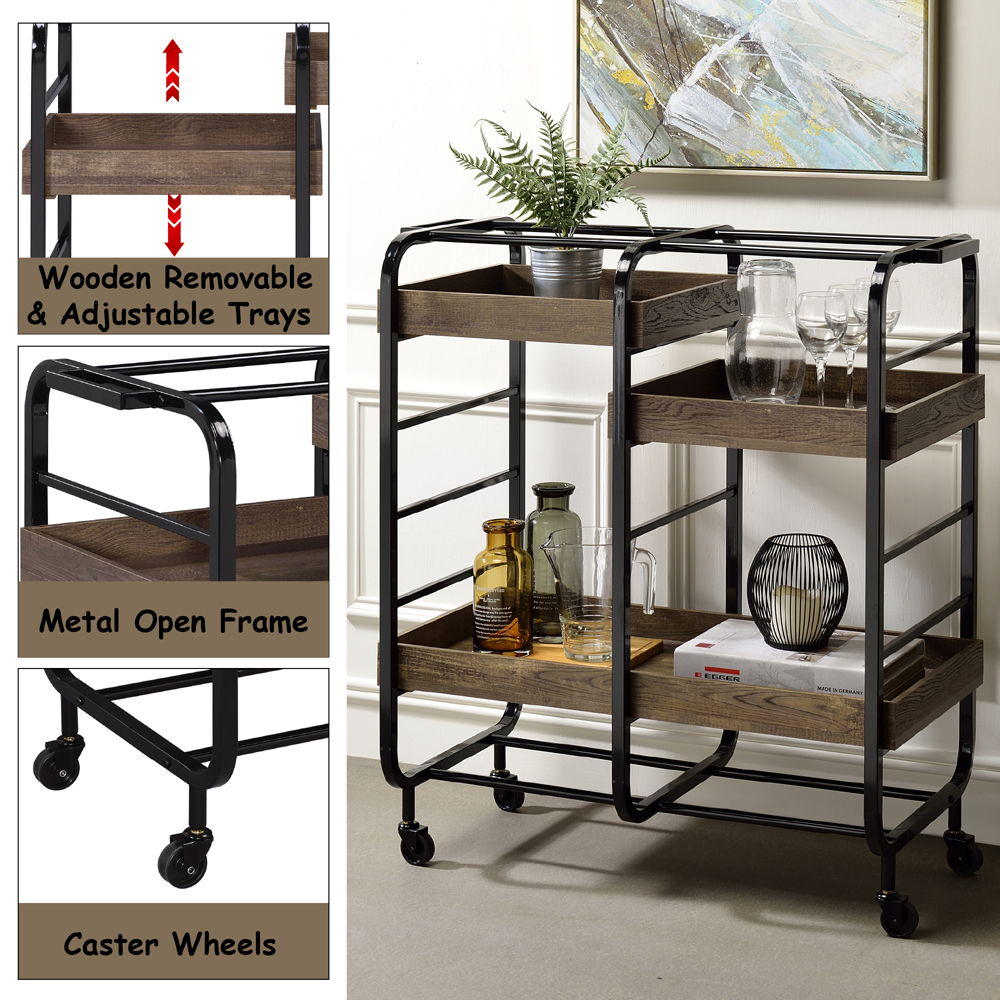 Vorrik - Serving Cart - Urban Living Furniture (Los Angeles, CA)