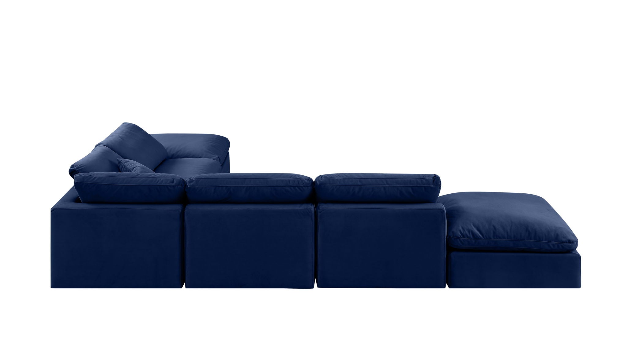 Indulge - Velvet 6 Piece Modular Armless Sectional - Urban Living Furniture (Los Angeles, CA)