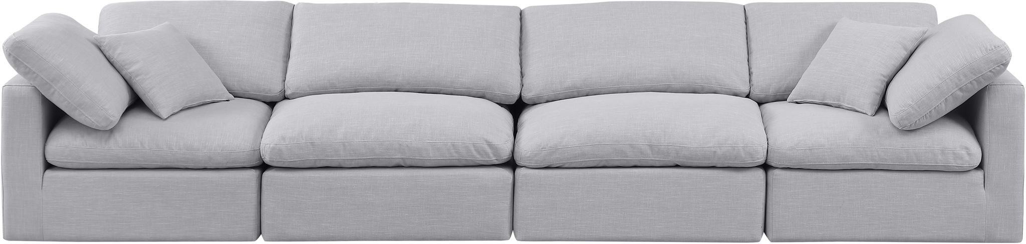 Indulge - Linen 4 Seat Modular Sofa - Urban Living Furniture (Los Angeles, CA)