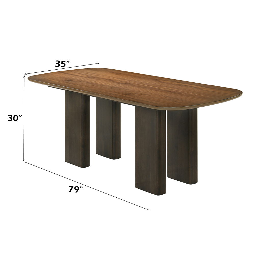 Delina - Dining Table - Walnut - Urban Living Furniture (Los Angeles, CA)
