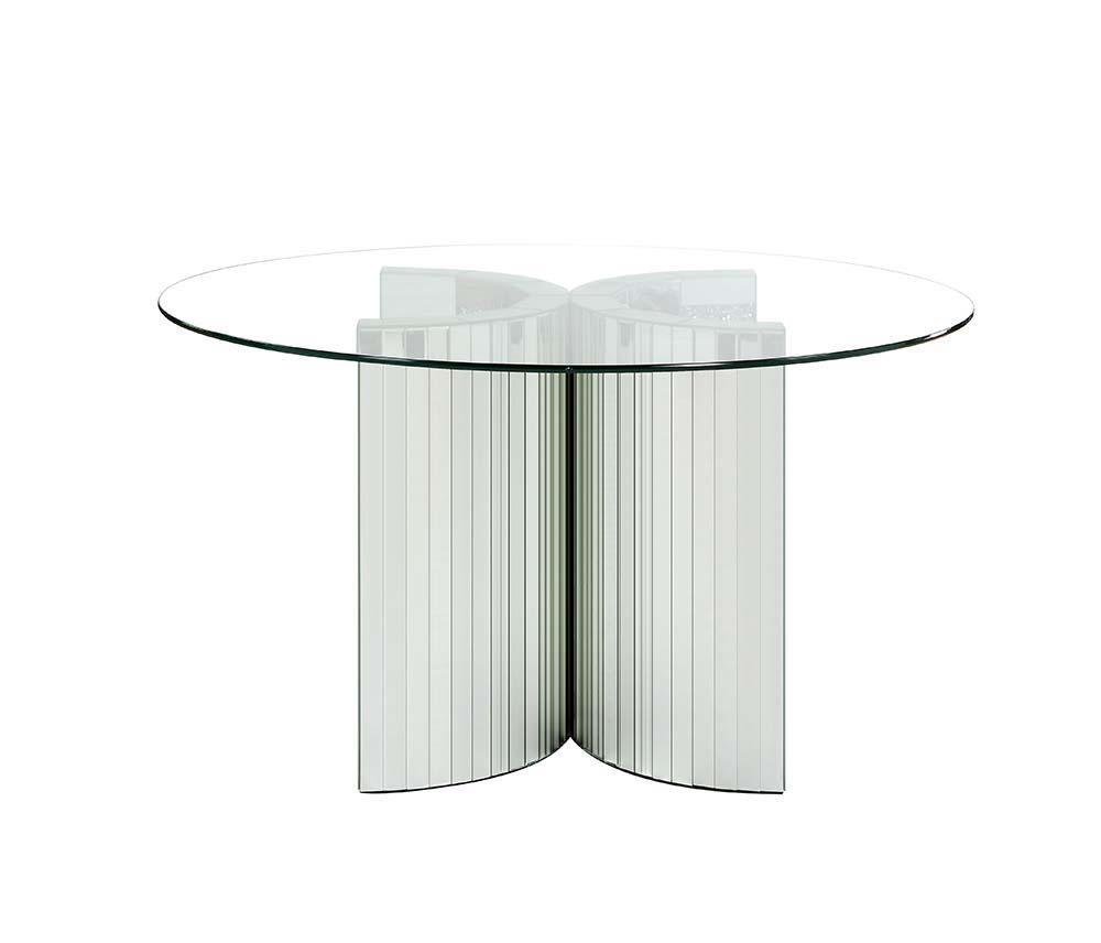 Noralie - Dining Table - Mirrored - 30" - Urban Living Furniture (Los Angeles, CA)