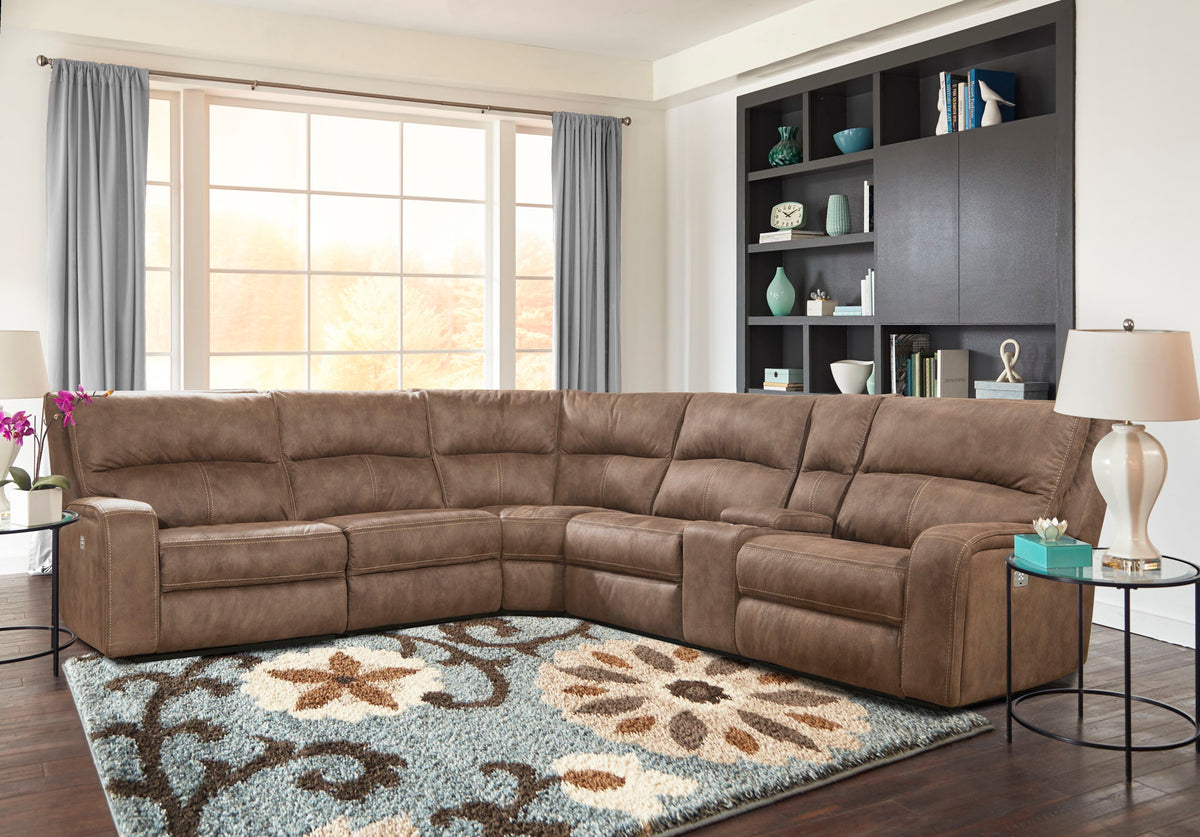 Polaris - Manual Armless Recliner - Kahlua