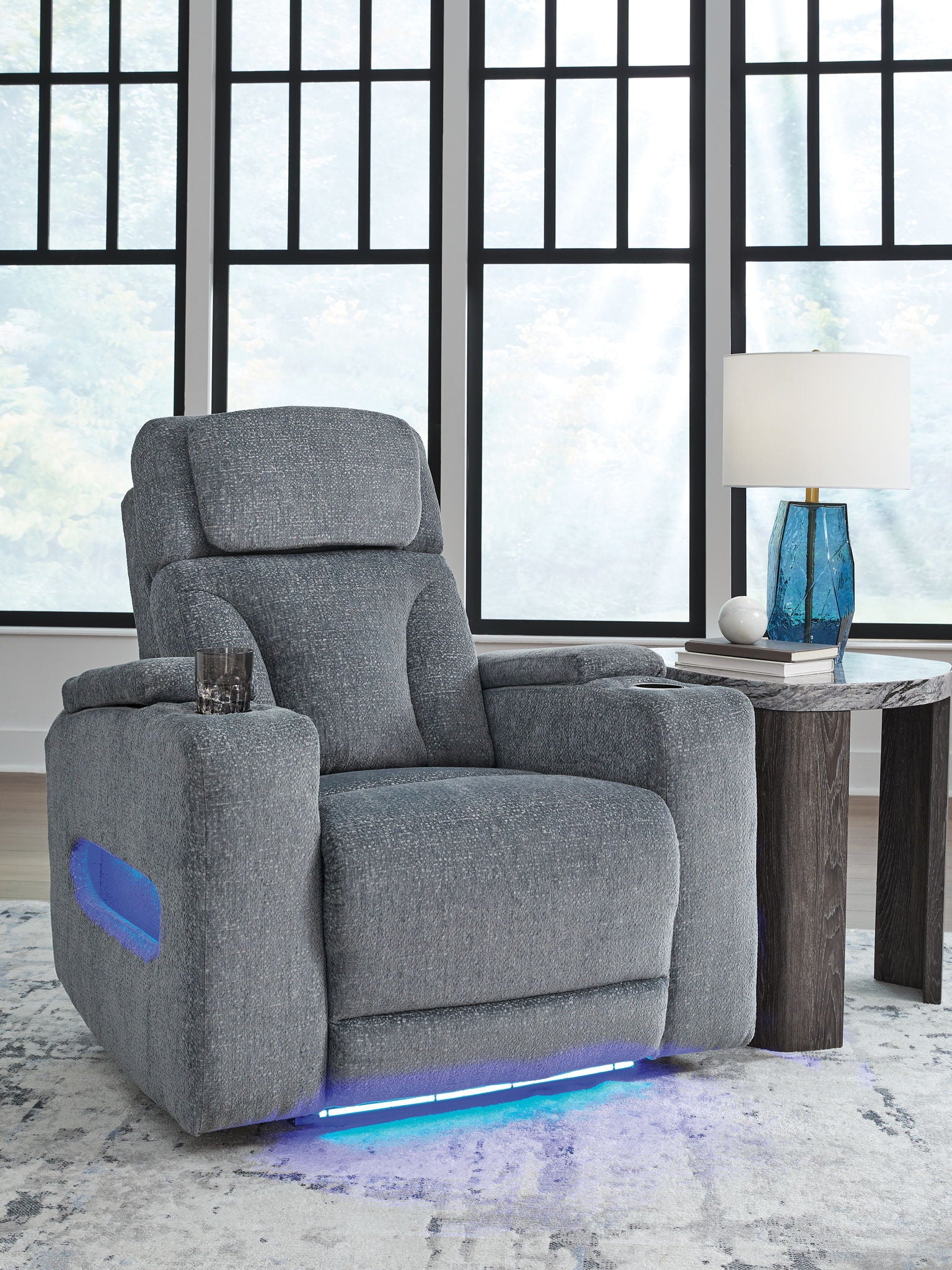 Studio Cave - Steel - Power Recliner - Urban Living Furniture (Los Angeles, CA)