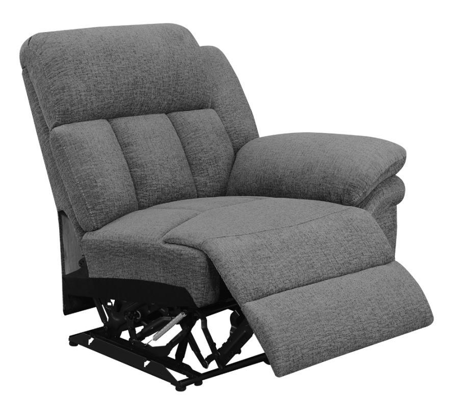 Bahrain - Upholstered RAF Recliner - Charcoal - Urban Living Furniture (Los Angeles, CA)
