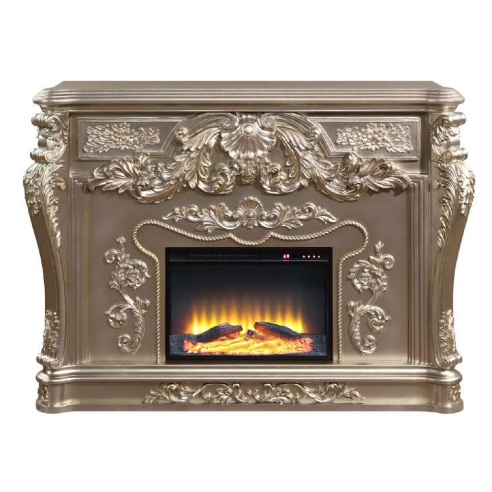 Zabrina - Fireplace - Antique Silver Finish - 49.7" - Urban Living Furniture (Los Angeles, CA)
