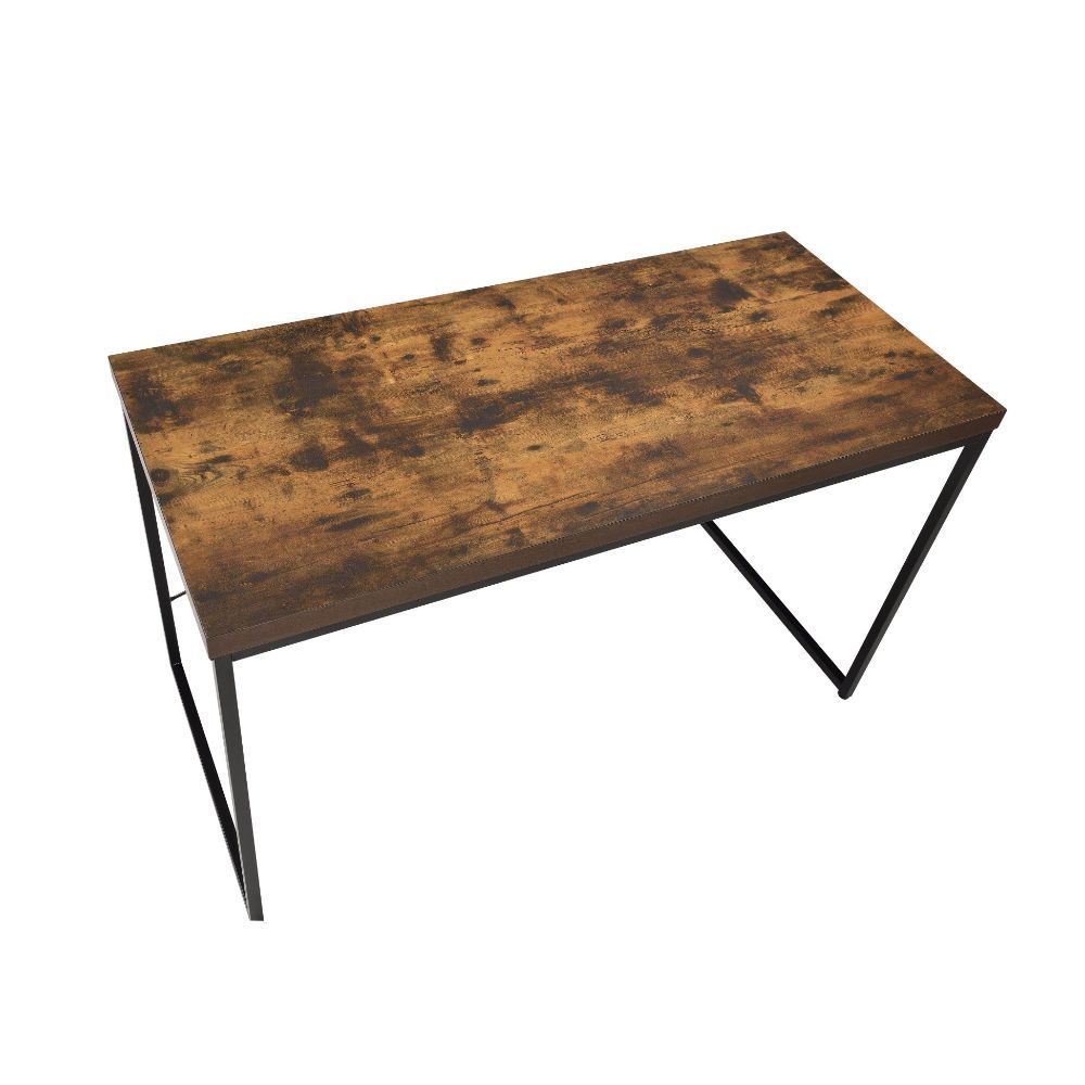 Bob - Desk - Weathered Oak & Black - Urban Living Furniture (Los Angeles, CA)