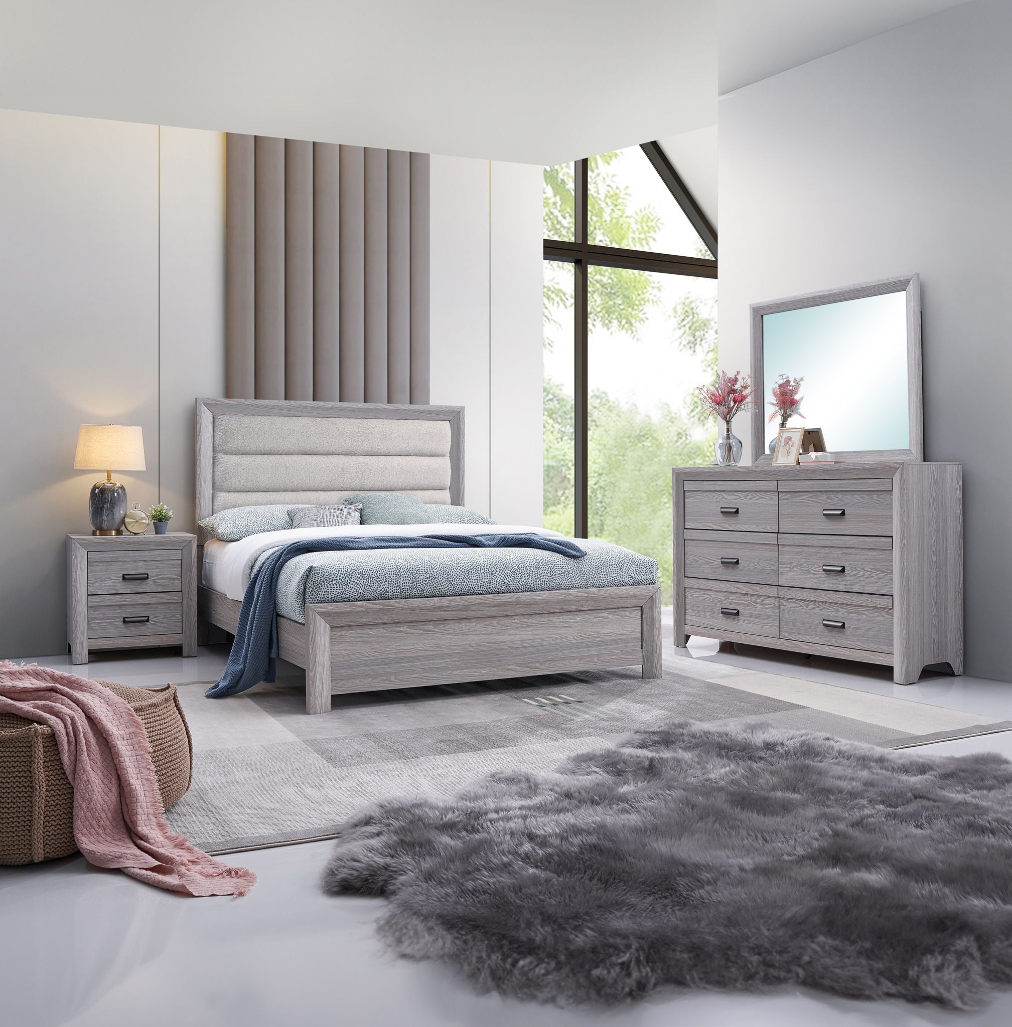 Adelaide - Upholstered Bed - Urban Living Furniture (Los Angeles, CA)