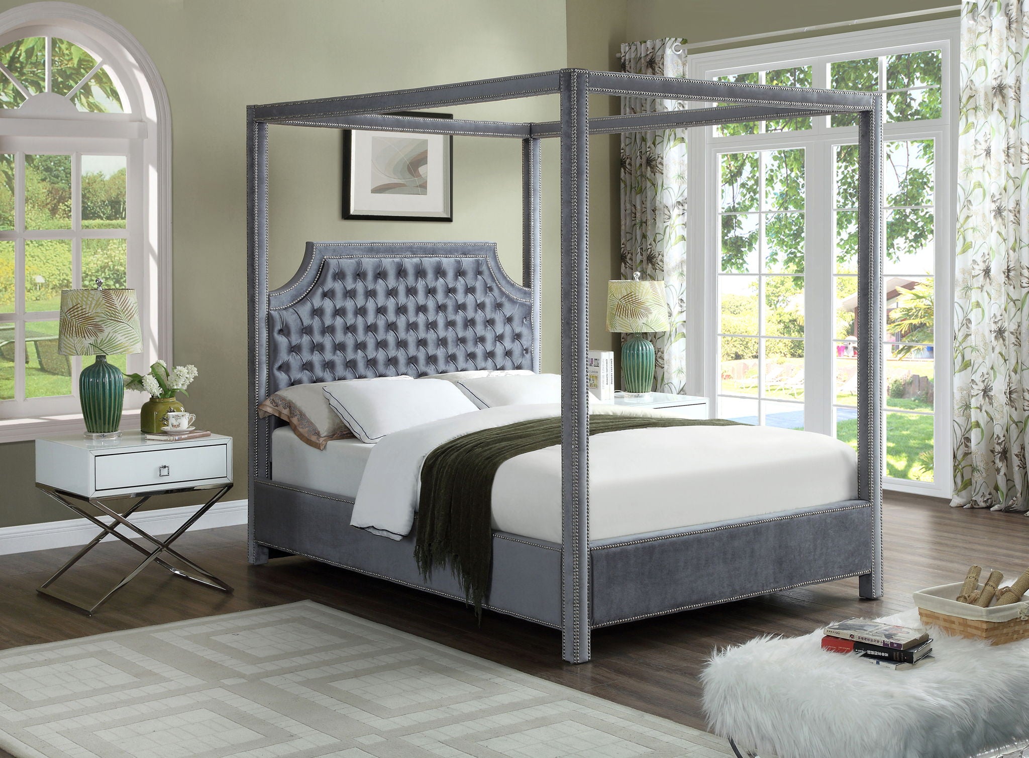 Rowan - Canopy Bed - Urban Living Furniture (Los Angeles, CA)
