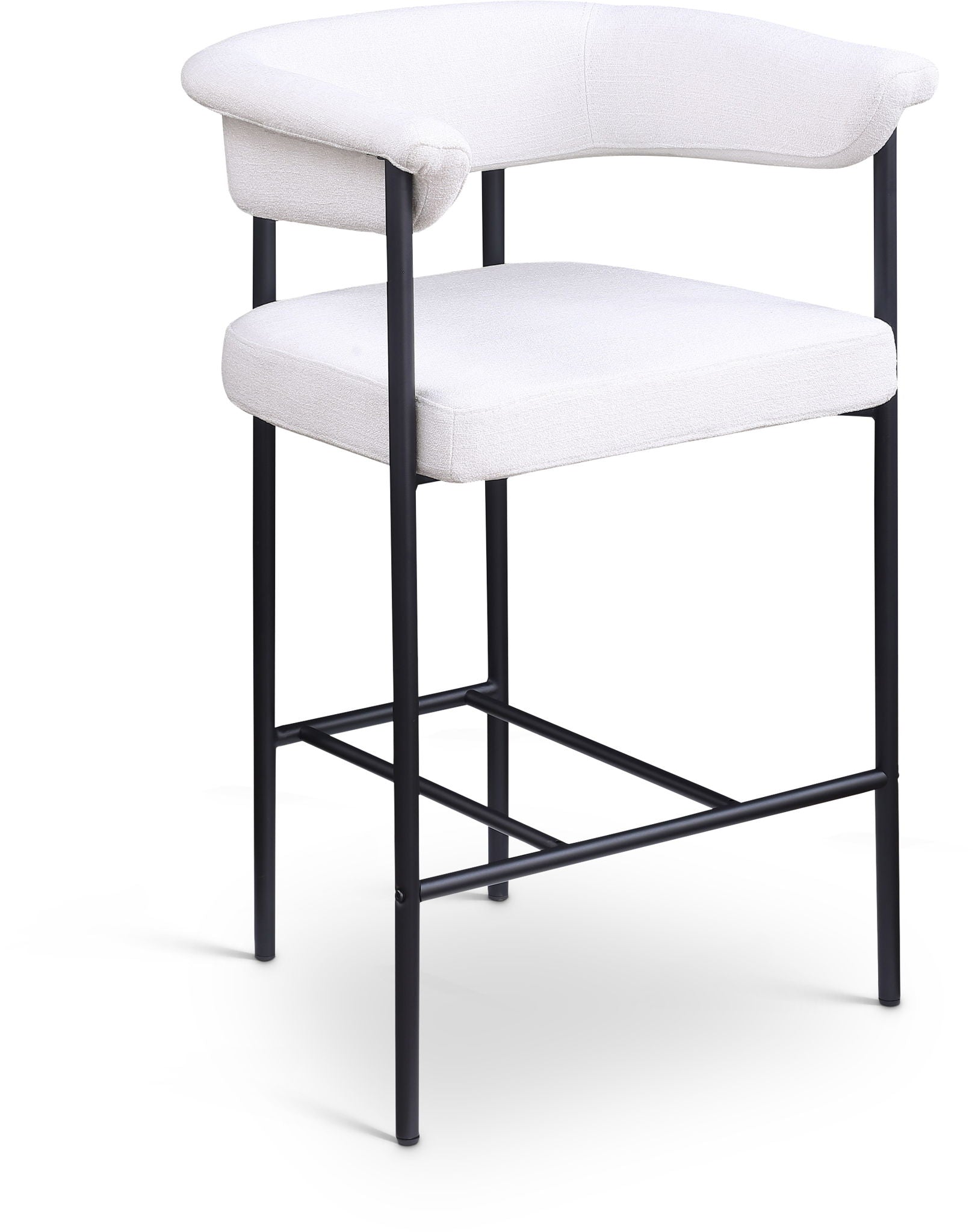 Malin - Linen Counter Stool (Set of 2) - Urban Living Furniture (Los Angeles, CA)