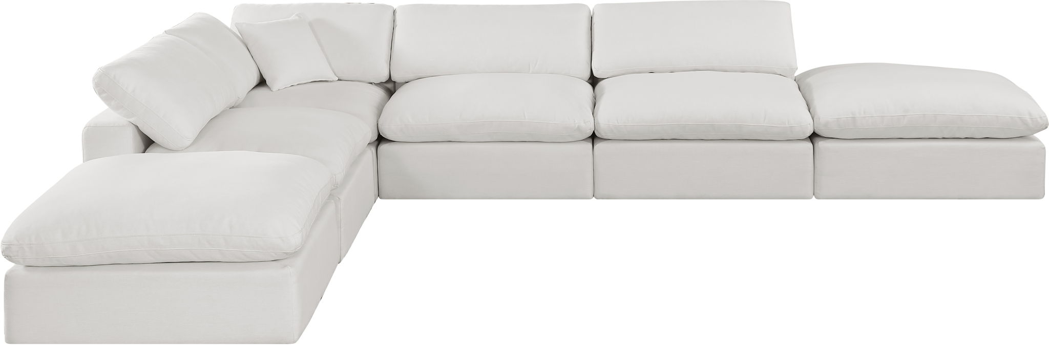 Comfy - 6 Piece Linen Modular Sectional - Urban Living Furniture (Los Angeles, CA)