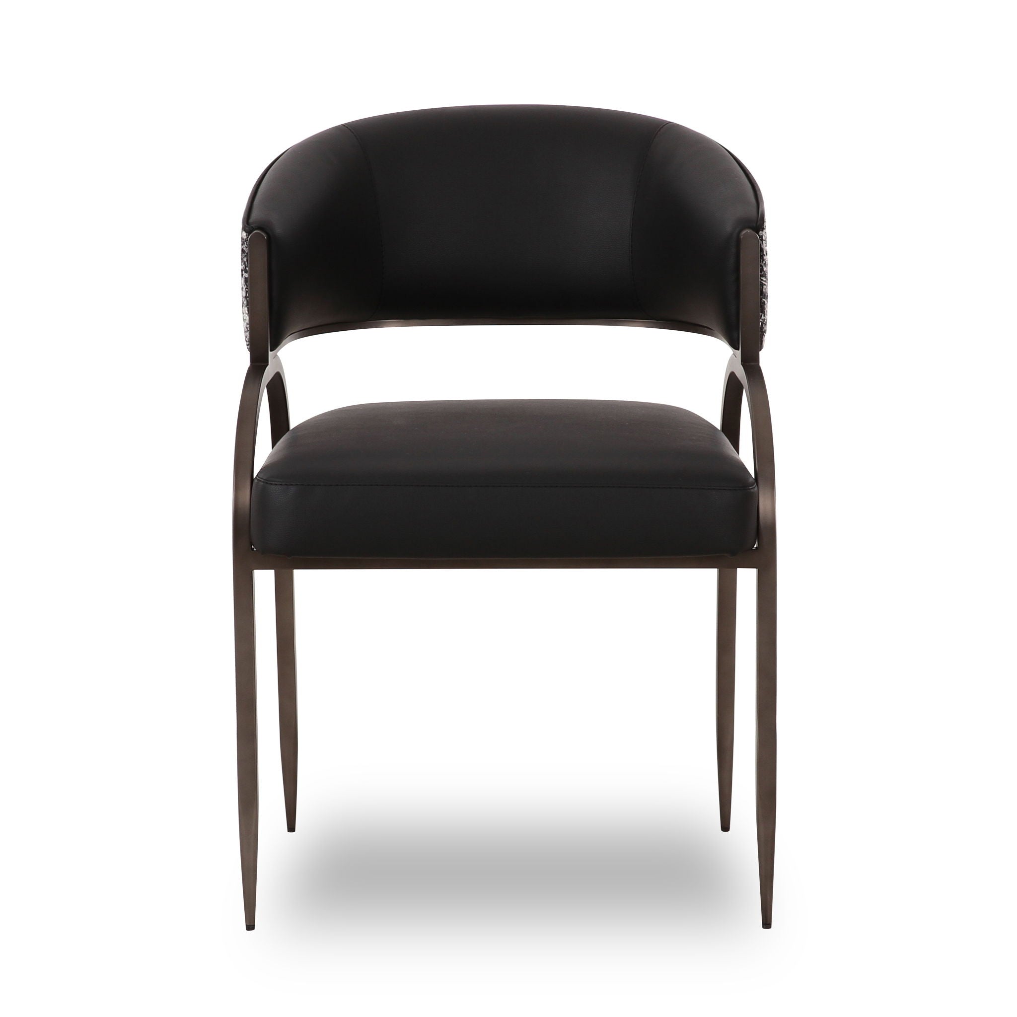 Tatum - Vegan Leather 2-Tone Dining Chair