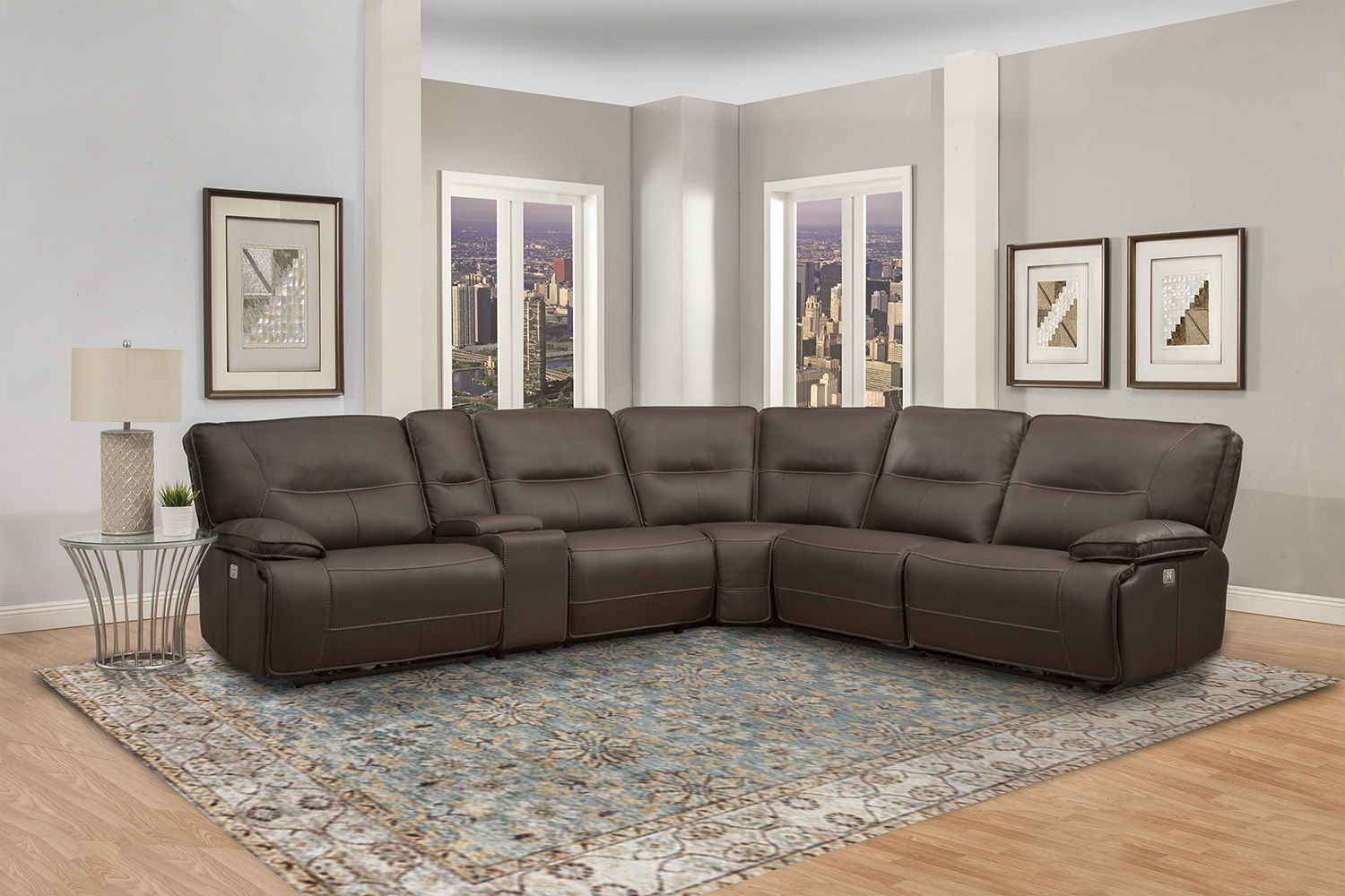 Spartacus - Power Reclining Sectional - Urban Living Furniture (Los Angeles, CA)