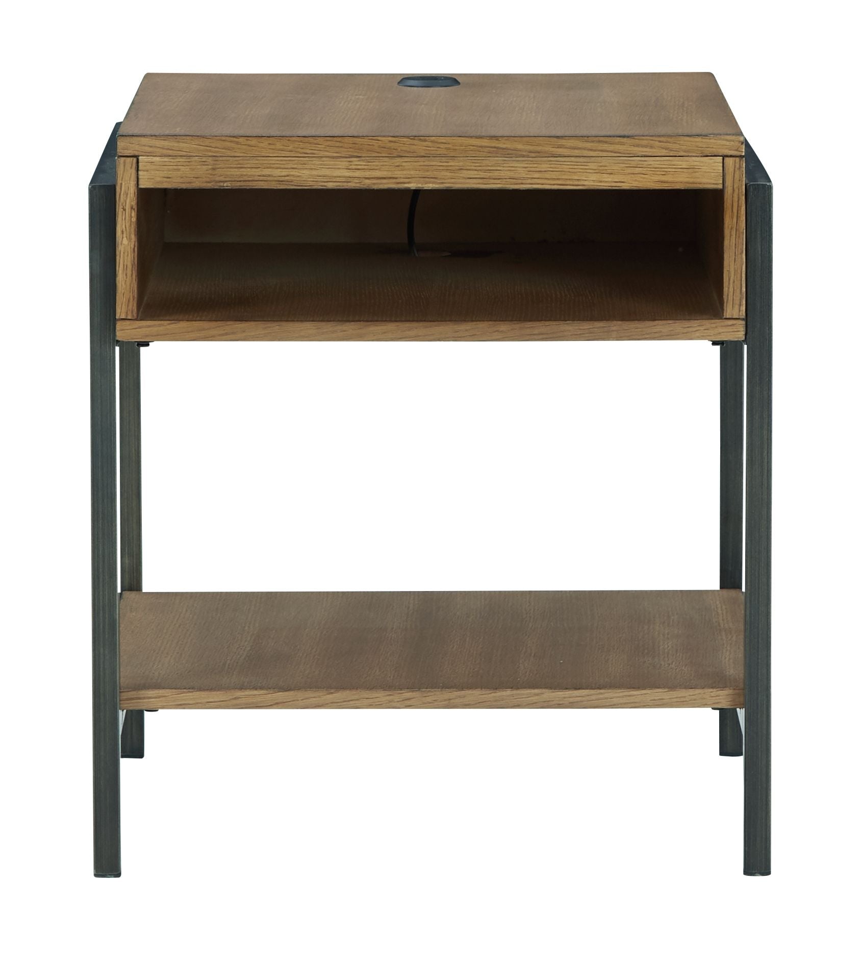 Fridley - Brown / Black - Rectangular End Table - Urban Living Furniture (Los Angeles, CA)