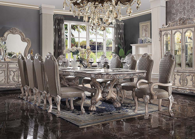 Dresden - Dining Table - Vintage Bone White - 31" - Urban Living Furniture (Los Angeles, CA)