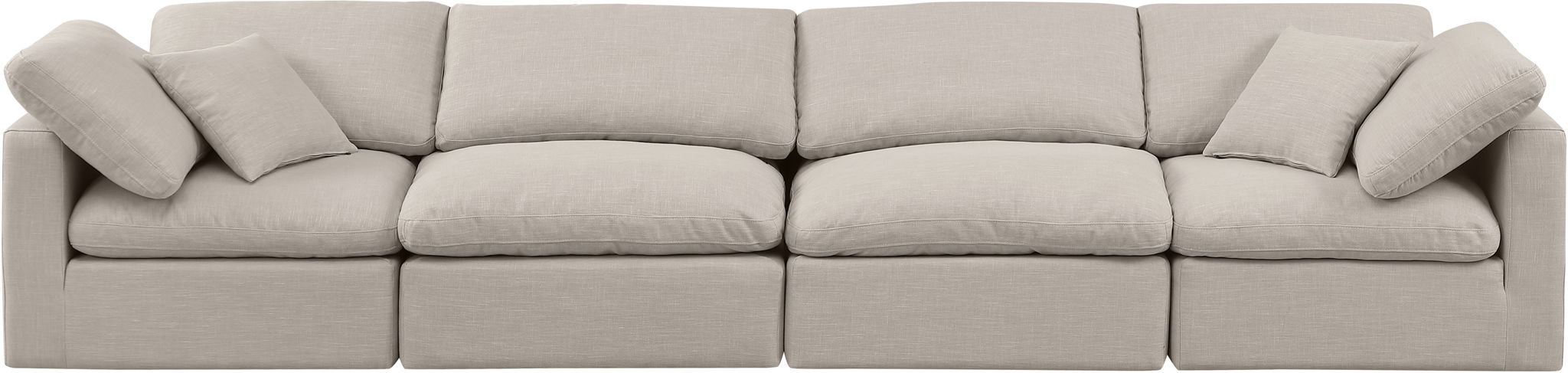 Indulge - Linen 4 Seat Modular Sofa - Urban Living Furniture (Los Angeles, CA)