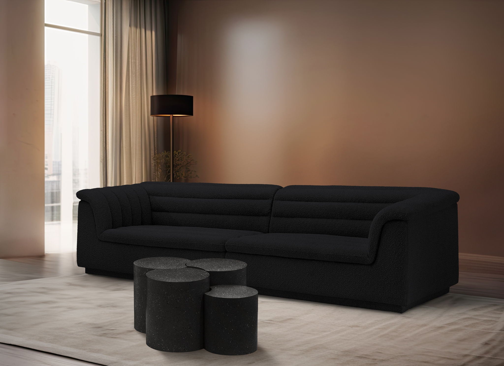 Dimple - 20" 4 Piece Modular Coffee Table - Terazzo Finish - Urban Living Furniture (Los Angeles, CA)