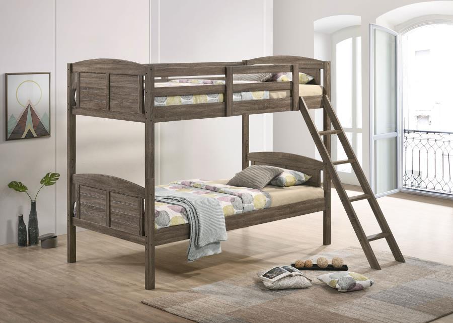 Flynn - Wood Bunk Bed With Mattress - Urban Living Furniture (Los Angeles, CA)