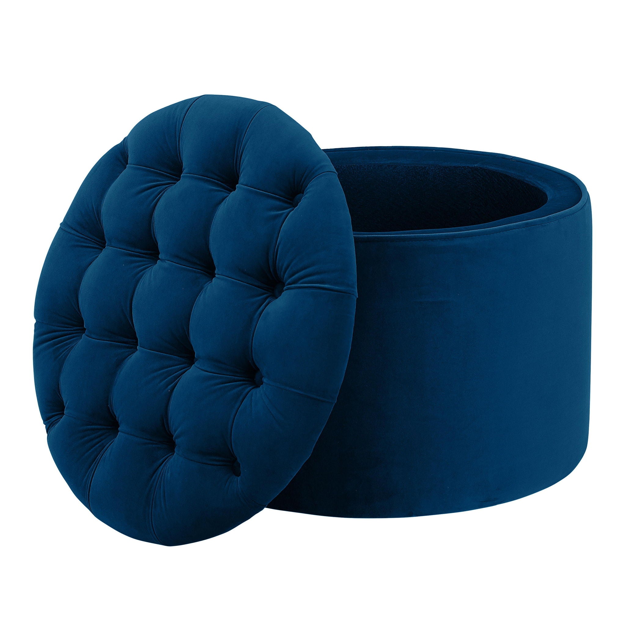 Queen - Velvet Storage Ottoman - Urban Living Furniture (Los Angeles, CA)