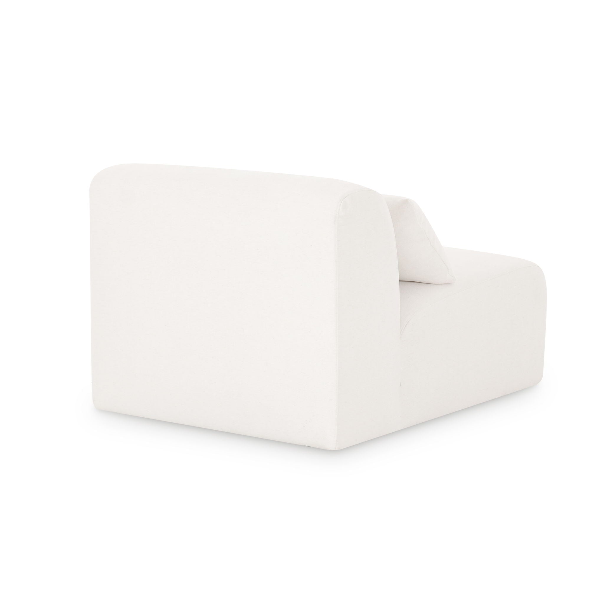 Tarra - Chenille Modular Armless Chair - Cream - Urban Living Furniture (Los Angeles, CA)