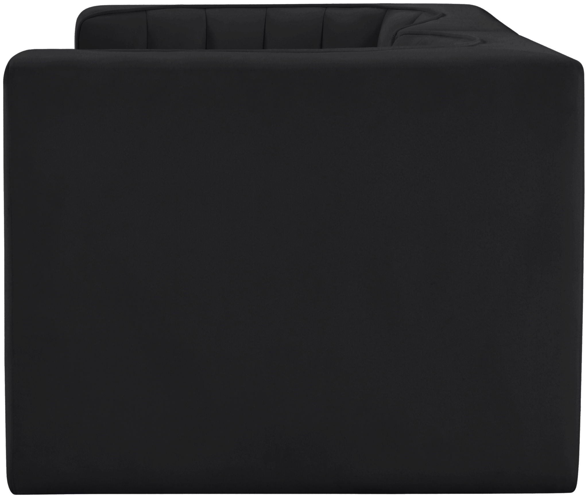 Rummi - Velvet Performance Fabric Upholstered 2 Piece Modular Loveseat - Urban Living Furniture (Los Angeles, CA)