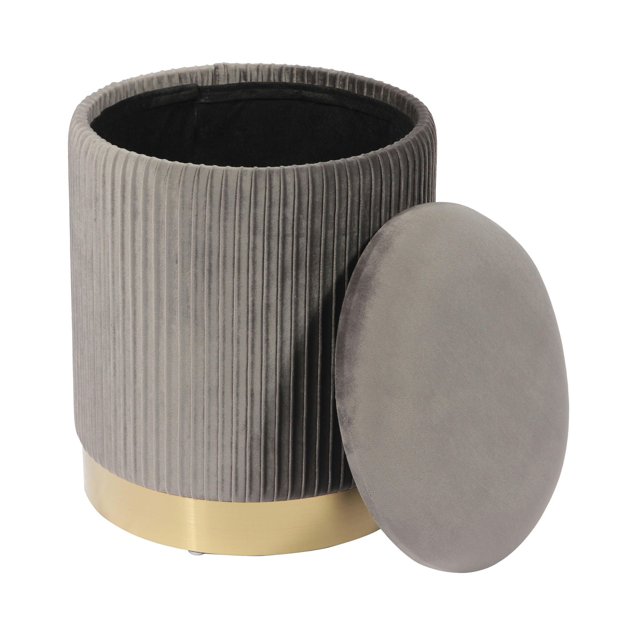 Zoe - Velvet Storage Ottoman - Urban Living Furniture (Los Angeles, CA)