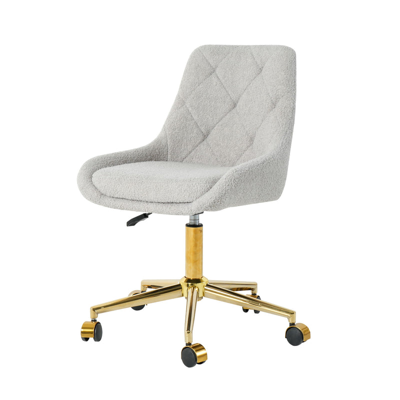 Modern Teddy Velvet Fabric Chair With Gold Plated 5 Claw Legs