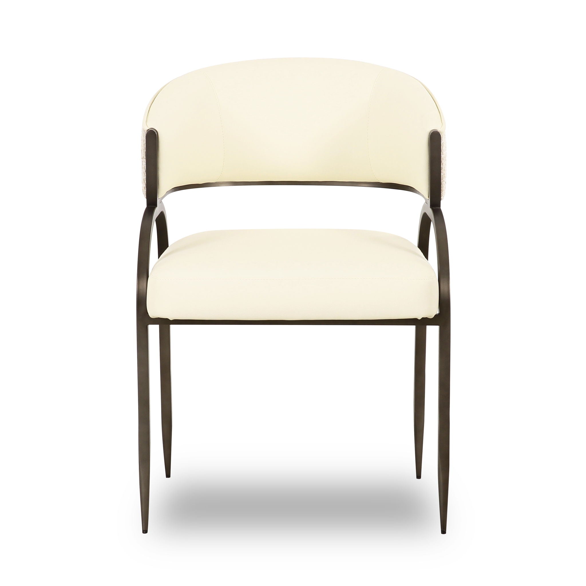 Tatum - Vegan Leather 2-Tone Dining Chair