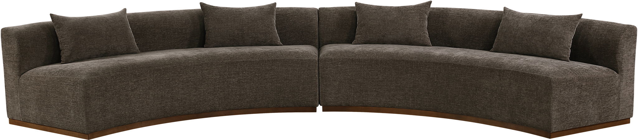 Avanti - 182.5" Chenille Fabric Upholstered 2 Piece Modular Sectional - Urban Living Furniture (Los Angeles, CA)
