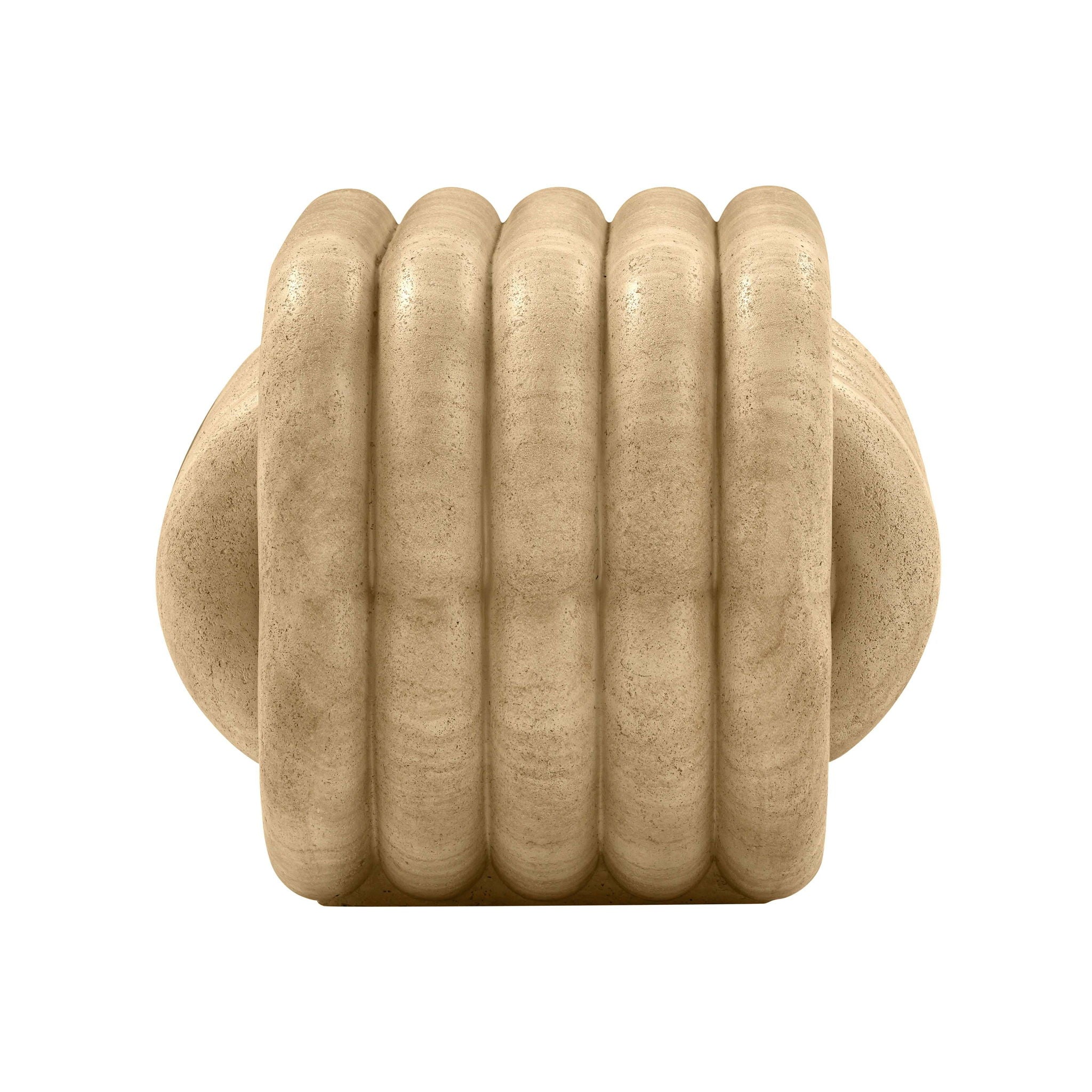 Love Knot - Faux Marble Indoor / Outdoor Accent Stool - Urban Living Furniture (Los Angeles, CA)
